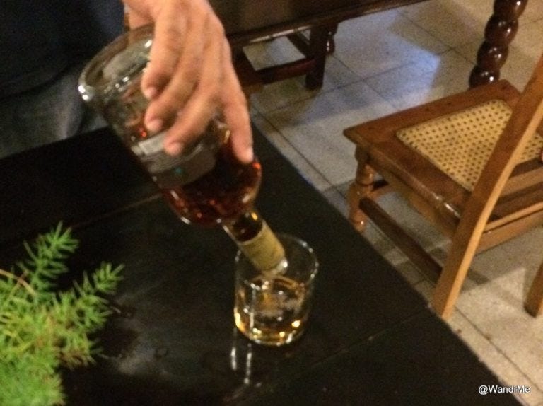 Rum time on the terrace bar at Hotal Florida Center