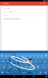 Swype Keyboard Trial Screenshot
