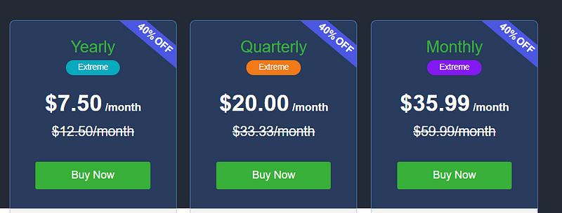 XNSPY pricing structure