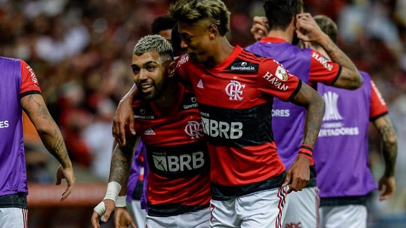 A dupla do Flamengo brilhou na Libertadores.