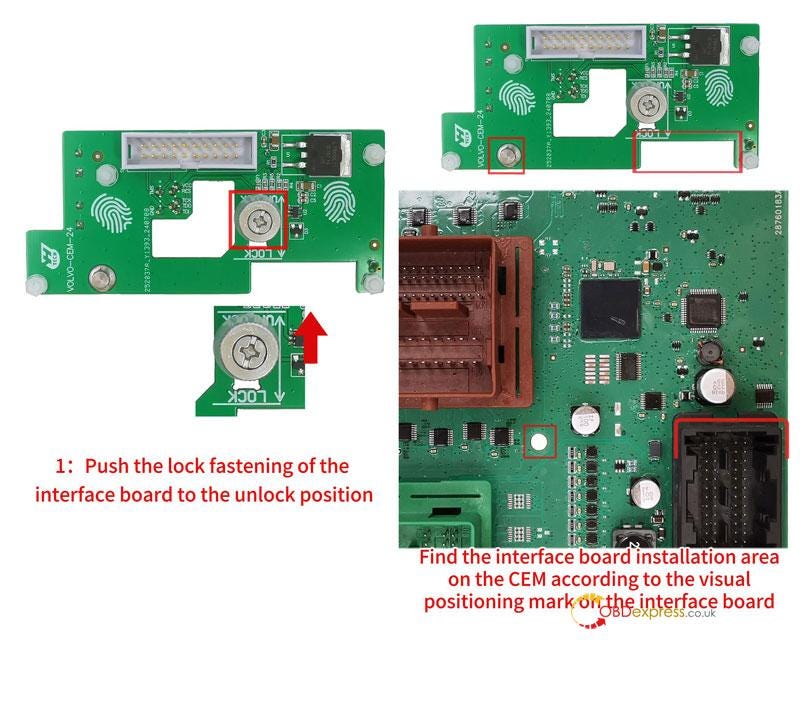 How to Install Yanhua Volvo 2023–2024 CEM Interface Board