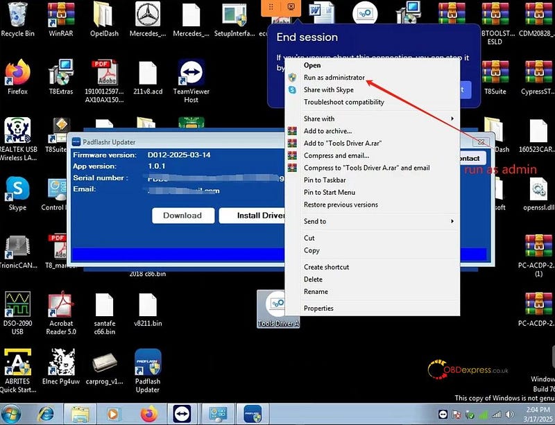 How to Install PADFLASH Software and Driver