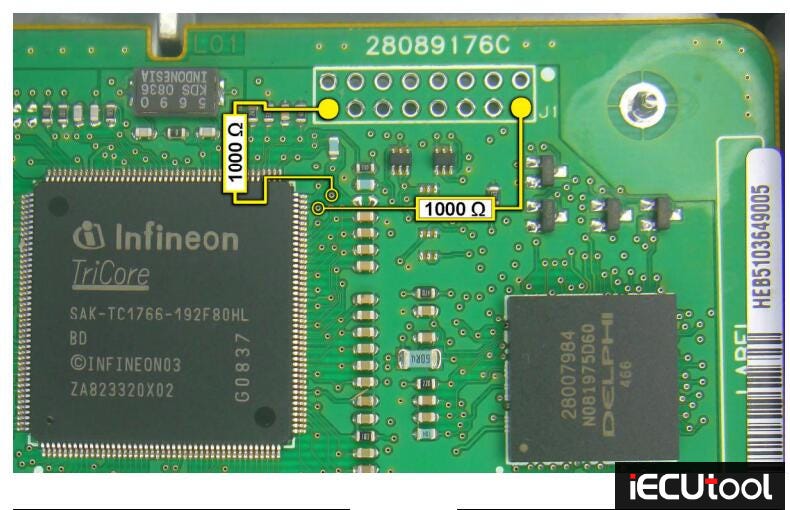 Foxflash Read and Write Hyundai Delphi MT86 in Boot