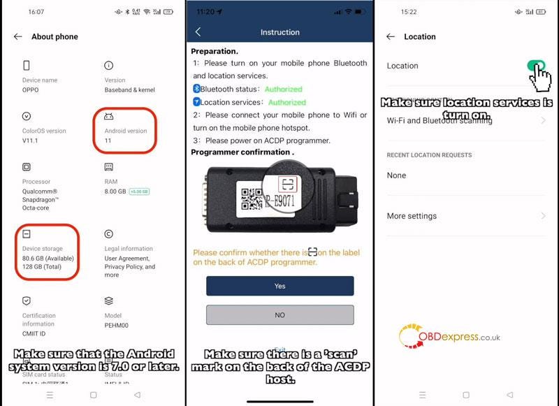 Yanhua Mini ACDP Connect to WIFI on IOS Android Phone