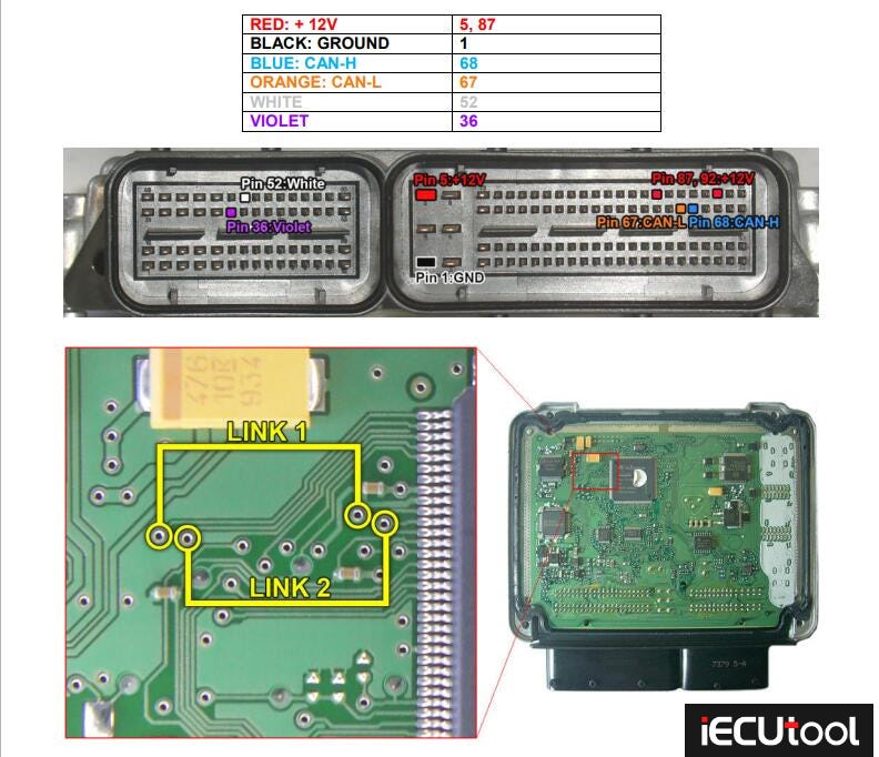 Foxflash Read and Write Citroen SID806 on Bench
