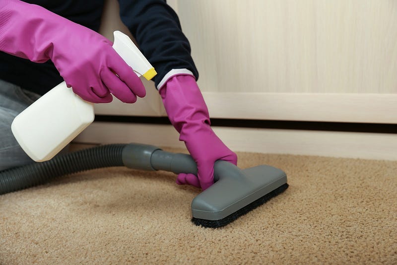 Professional carpet cleaning services with expert deep cleaning