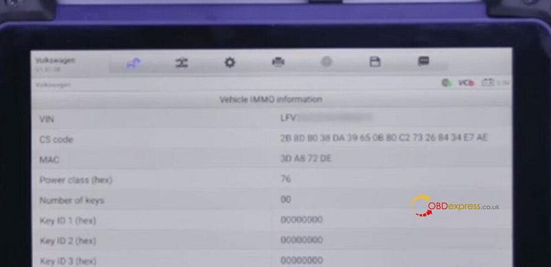Autel IM508 および IM608 を使用して VW MQB NEC35XX ロックされた IMMO データを読み取る