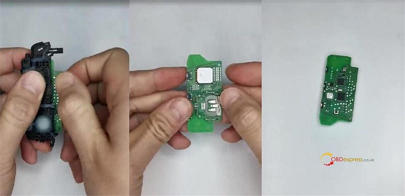 How to Disassemble BMW BCP Key by Yanhua BTOOL