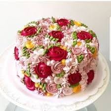 Flowers like roses decorative edible bakery theme