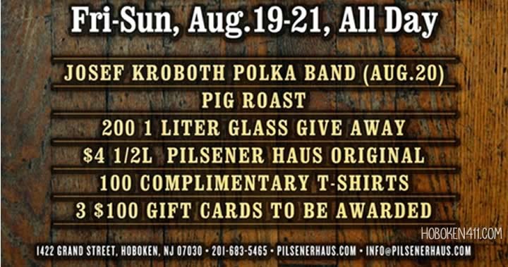Pilsener Haus 5th anniversary party hoboken nj