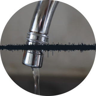 Running water frequency sound
