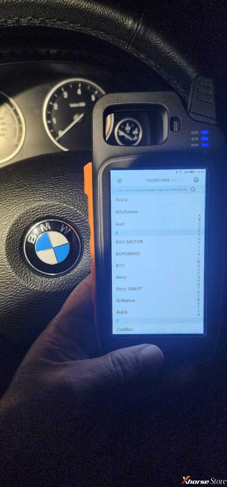 Xhorse VVDI Key Tool Max が BMW X3 ソリューションを認識できない