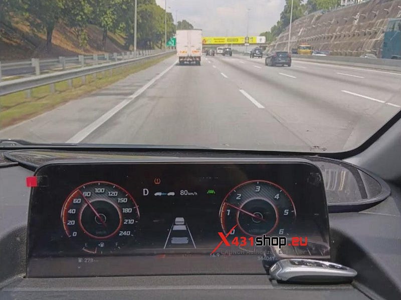 LAUNCH X431 PAD_Front Radar ADAS Calibration on Hyundai Staria