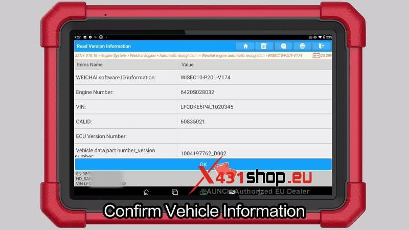 Sany C8でX431 PAD5を使用してACリレーアクチュエータテストを実行する方法
