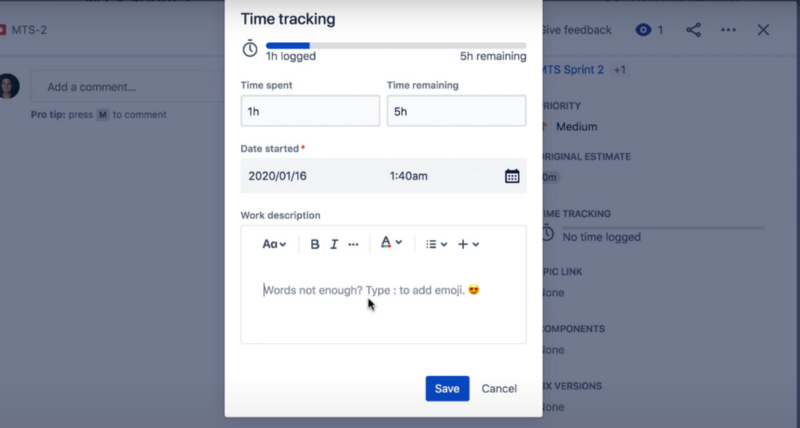 setting up time tracking in Jira