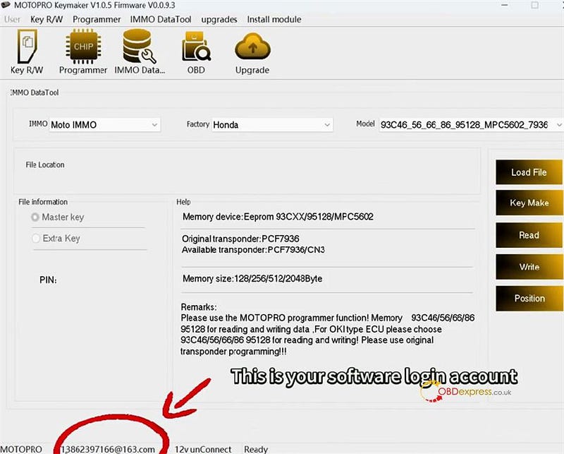MOTOPRO Key Programmer User Manual_Registration and Update