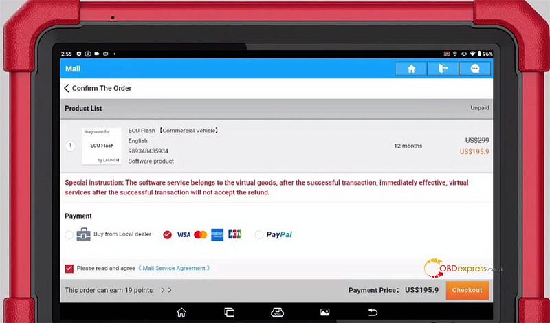 LAUCNH X431 V+ SmartLink HD Purchase and Activate ECU Flash Software Guide
