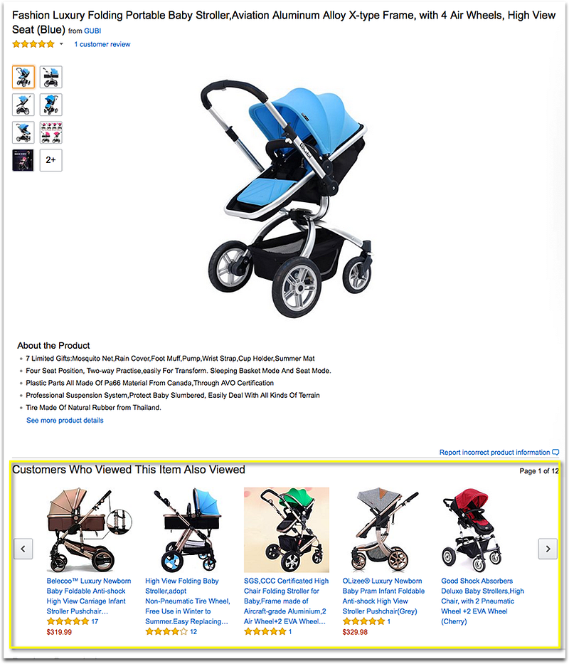 product recommendations