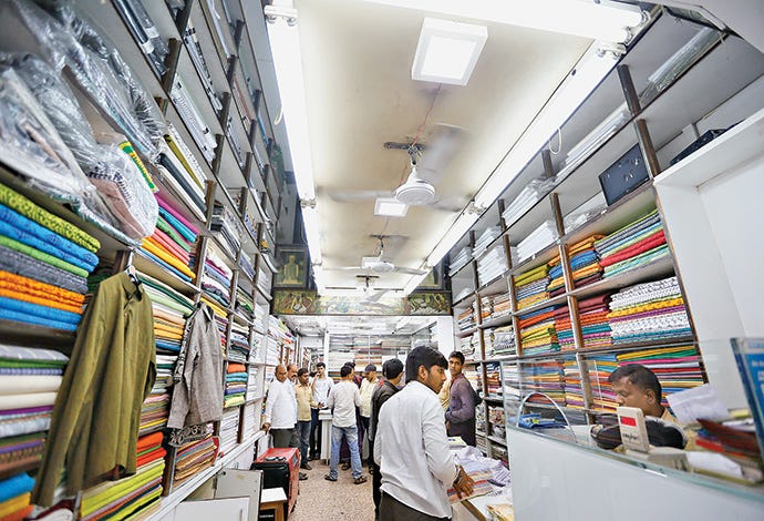 City’s Oldest khadi shop ‘Gandhi Khadi Bhandar’ at Kunte Chowk