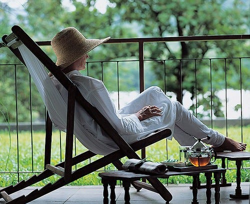 Watching rains from a veranda with a tea cup in  hand is a unique experience