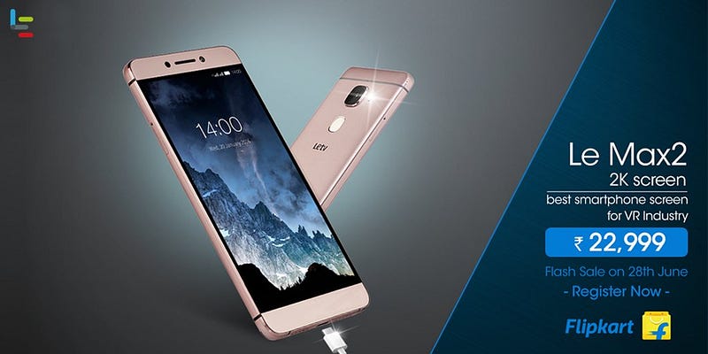 Virtual reality at its best on the 2K screen with the Le Max2! Register now >  #2Future