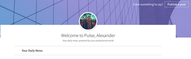 alex linkedin pulse example