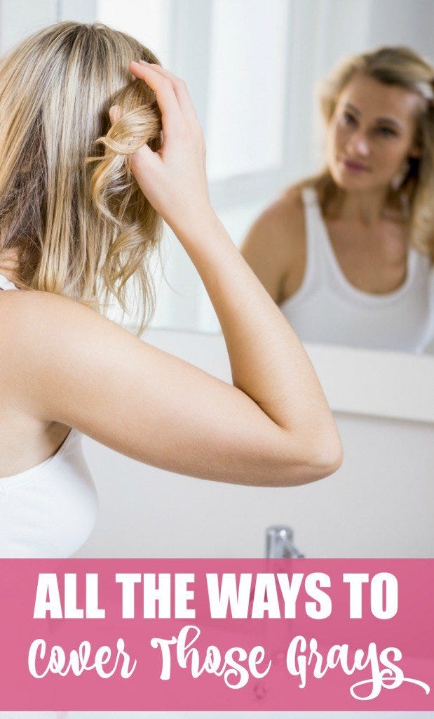 Are you annoyed and fed up with those pesky gray hairs popping up right after you colored your hair? Or maybe you want to extend the days between colorings, but you need to cover those grays that showed up uninvited in your hairline. Here are all the ways to cover those grays easily and quickly.