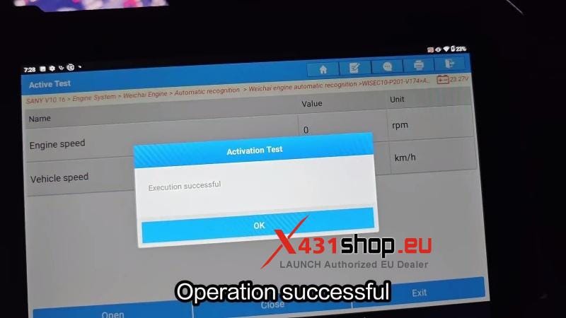 Sany C8でX431 PAD5を使用してACリレーアクチュエータテストを実行する方法