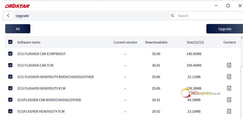 Register_Update and Change Password for OBDSTAR ECU Master