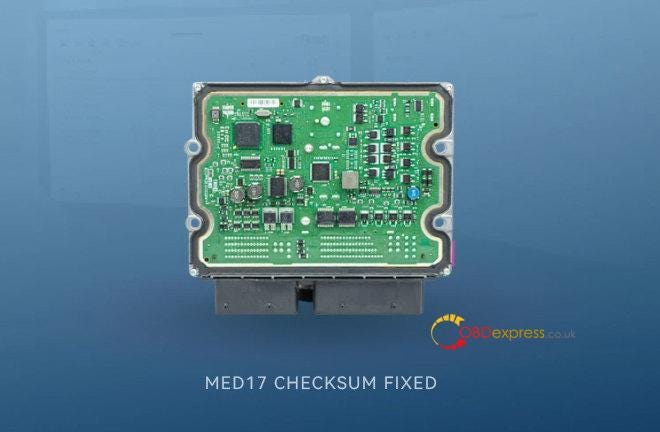 Foxflash Software Fixed Bosch MED17 and EDC17 Checksum
