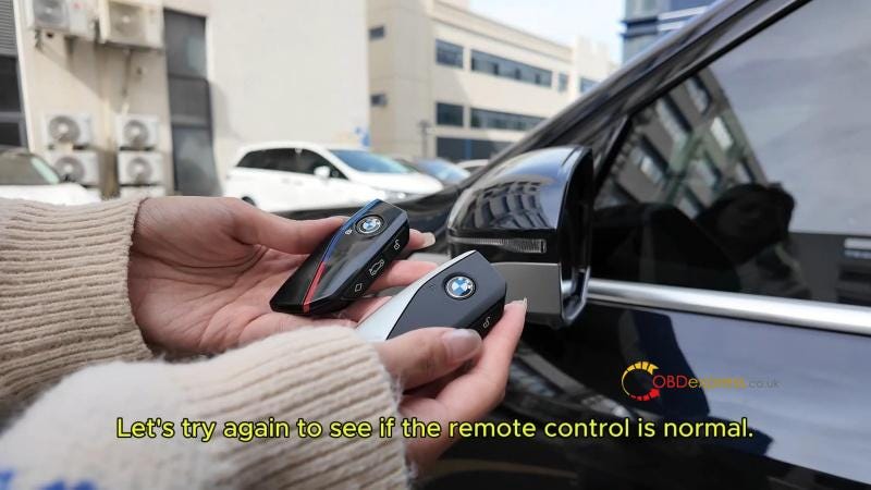 Lonsdor K518 Pro Add 2025 BMW X3 UWB Smart Key Success