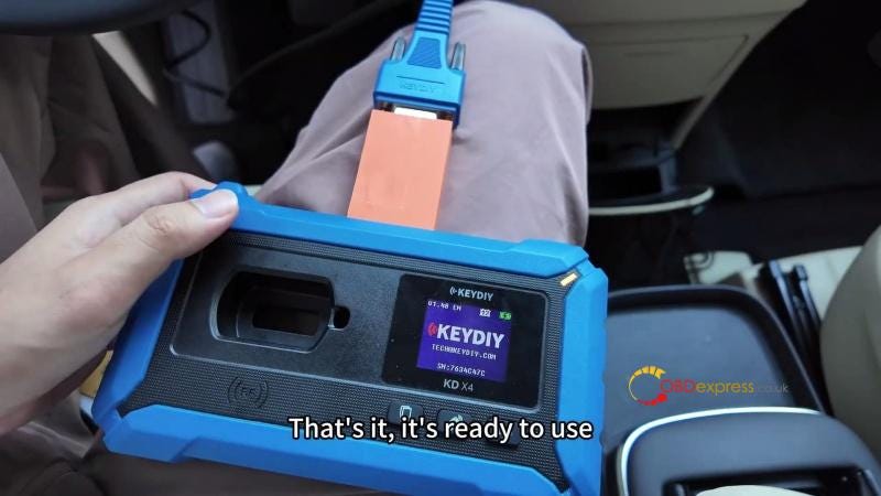 KEYDIY KD-X4 DOIPアダプターを使って2025年式ビュイックGL8のスマートキーを追加する方法