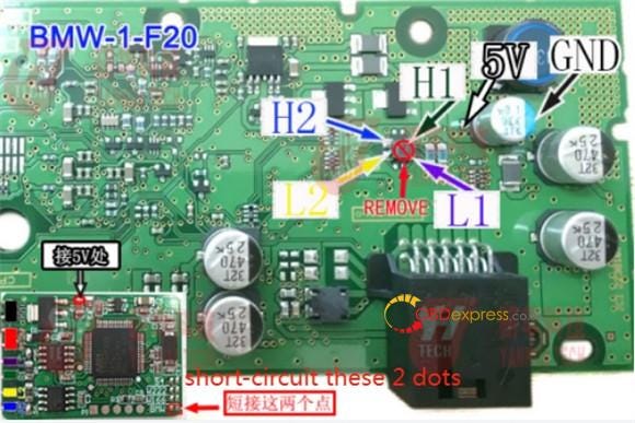 Yanhua MB CAN Filter 18 in 1 Diagrams for BMW