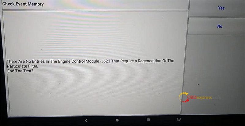 Launch X431 Pro5 Do DPF Regen. on VW Passat TDI in Two Methods