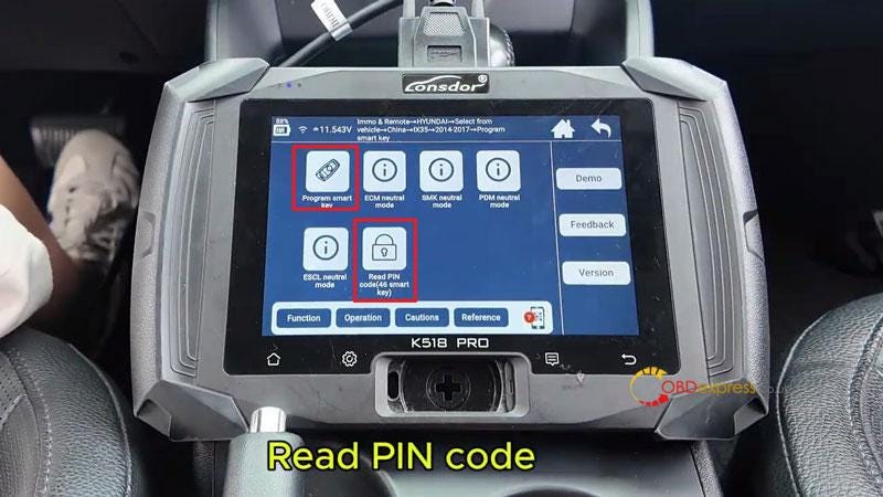Lonsdor K518 Pro Add 2015 Hyundai IX35 ID46 Smart Key