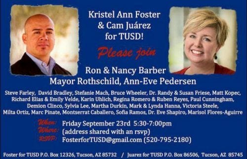 All these Democrats, helping Kristel and Cam to raise the $10K they lost when they got caught with pay-to-play donations.