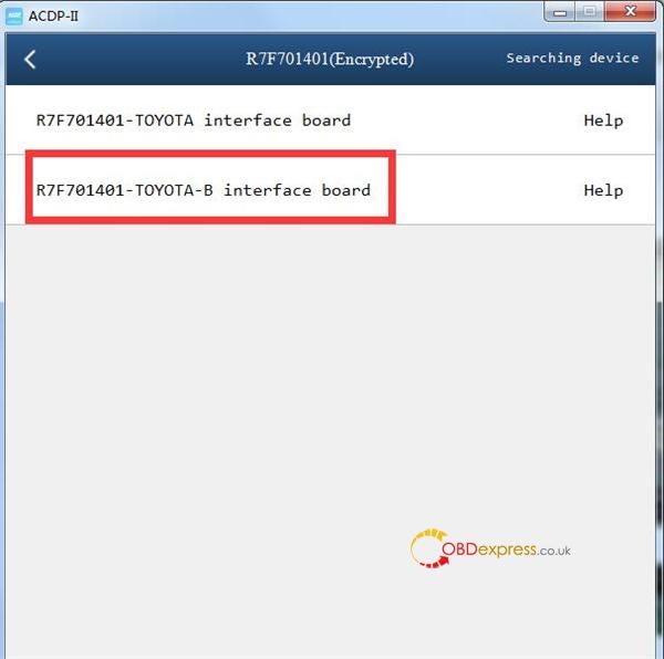 How to Choose Yanhua Interface Board for Toyota R7F701401