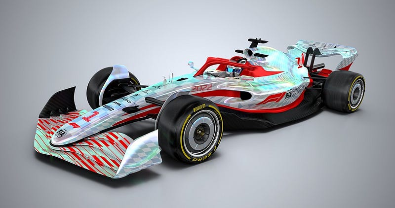 O carro oficial da Fórmula 1 para 2022 (Foto: F1)