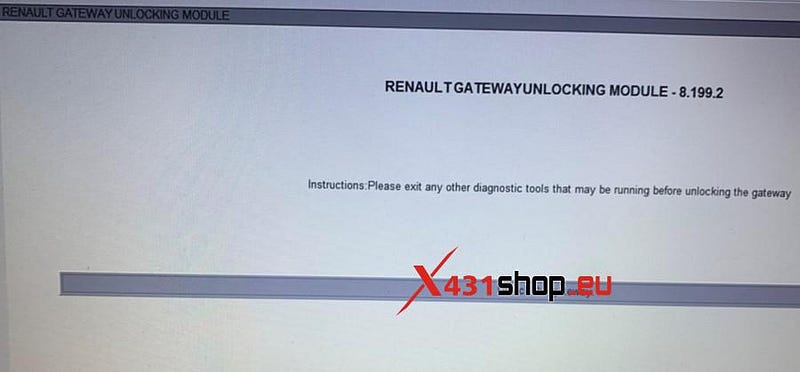 How to activate Renault SGW without using the LAUNCH-X431 store