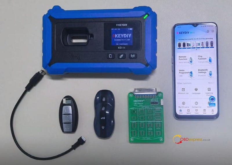 How to Synchronize NCF29AX Smart Key by KEYDIY KD-X4