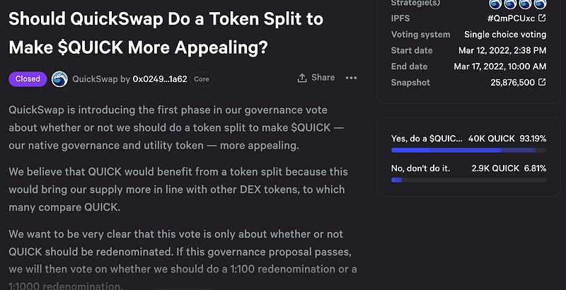 2022-03-17_You-Voted-for-a-Token-Split--Should-QuickSwap-Split-QUICK-by-1-100-or-1-1000--11ef37ba6b66