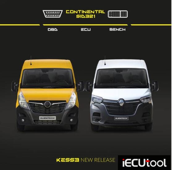 KESS3 Adds Opel Nissan Renault SID321 ECU