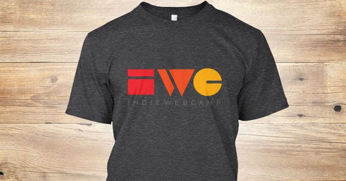IndieWebCamp T-shirt