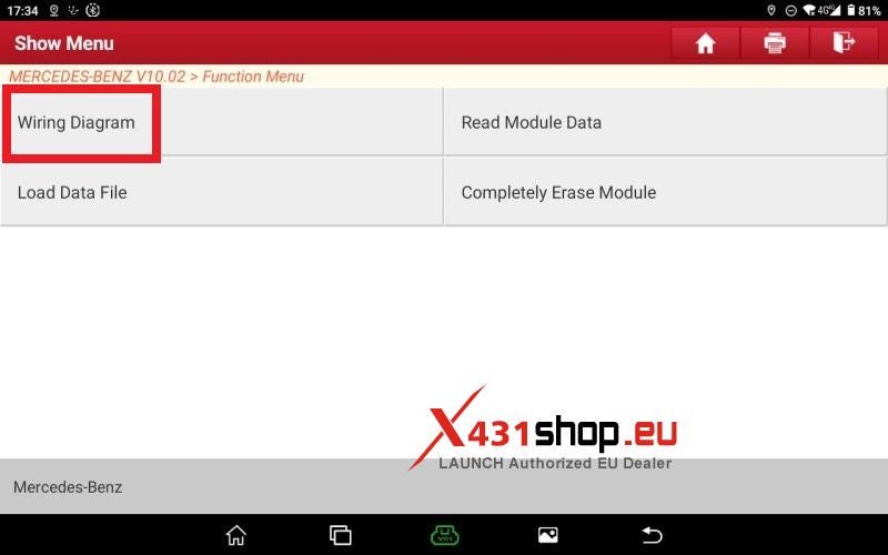 How to Reset Benz VGS3 NAG2 TCU with LAUNCH X431 PRO5