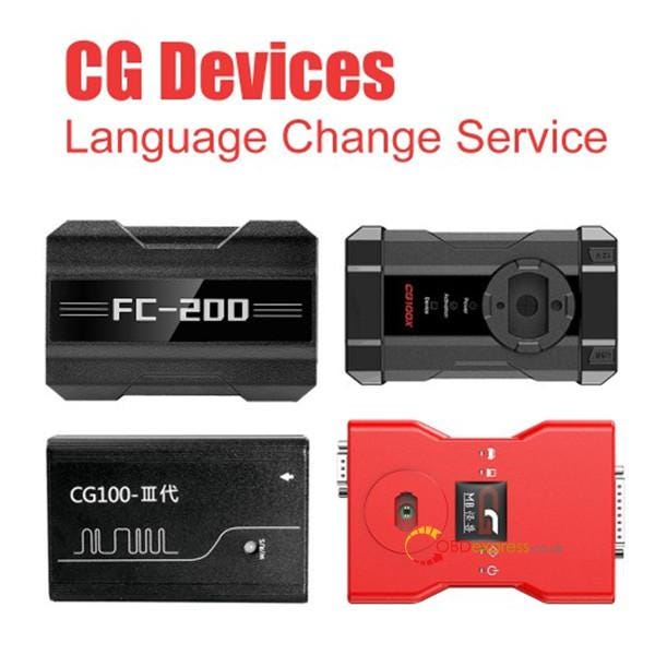 How to Change Languages for CGDI CG100X, FC200, and K2
