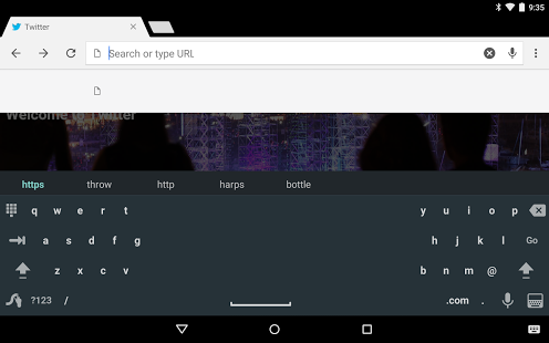 Swype Keyboard Trial Screenshot