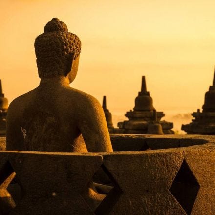 Large, Rare Statue Portraying the Death of Buddha Unearthed at Ancient Bahmala Stupa Site