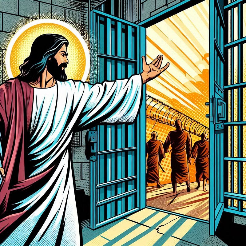 Jesus offers redemption and freedom