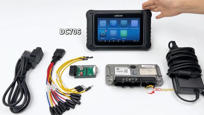 OBDSTAR DC706 ECM IMMO Off VW 7GV by Bench