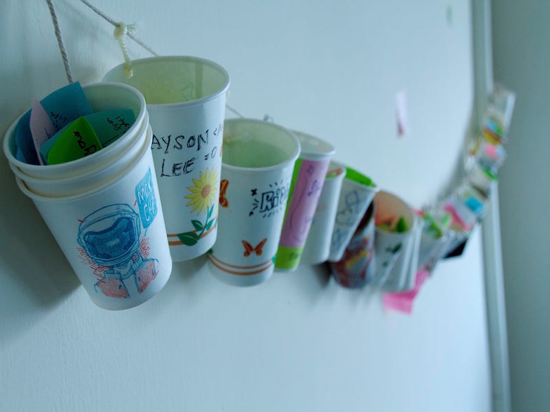 Cups where we share messages